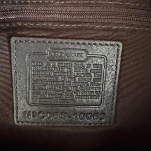 Coach Brown Leather Hobo Bag - Picture 3 of 3